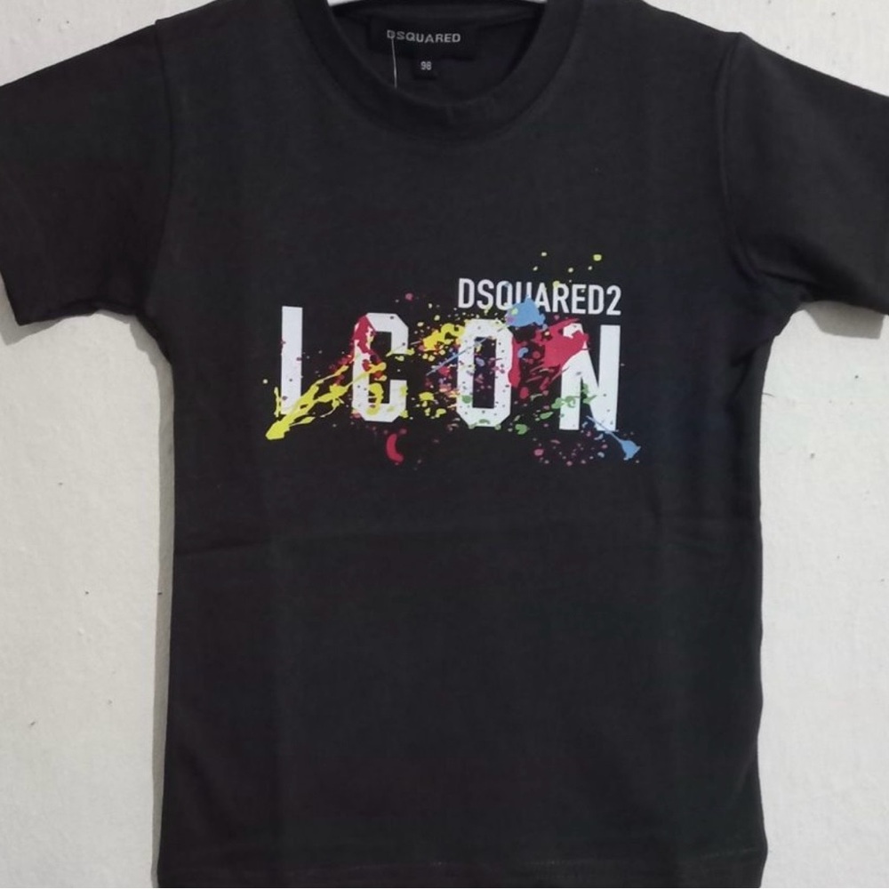 DSQUARED2 Black Kids Icon T-Shirt boys 9/10